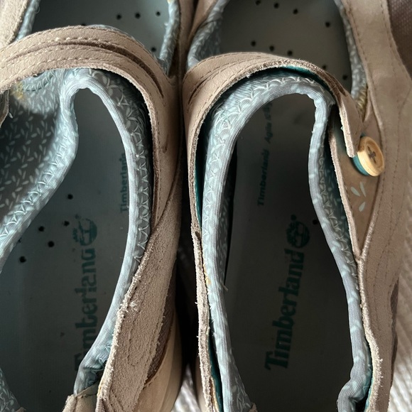 Timberland Womens Brown Tan Mary Jane Walking Flat - Picture 6 of 8